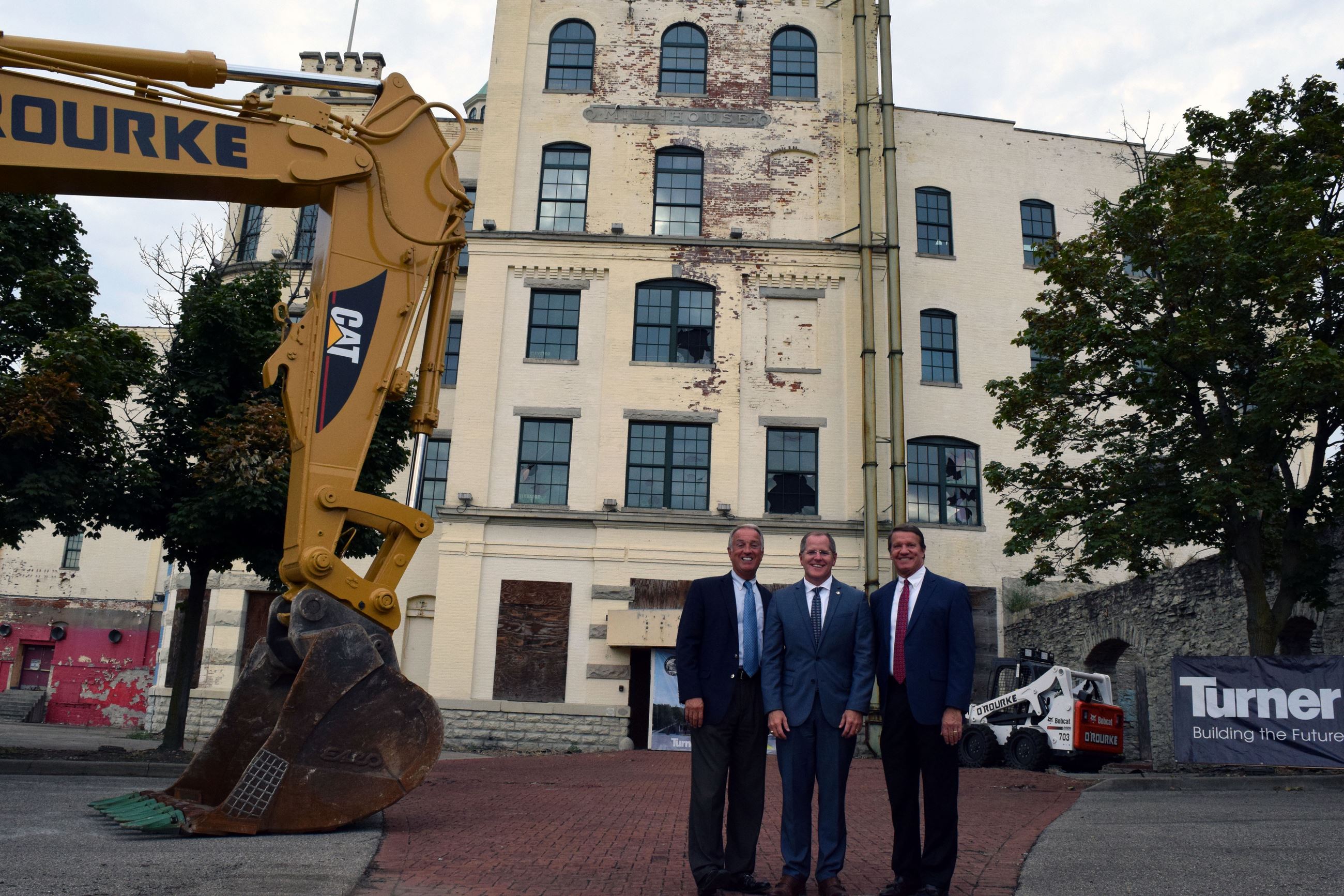 Boone County Judge/Executive Gary Moore,  Kenton County Judge Executive Kris Knochelmann, and Campbe