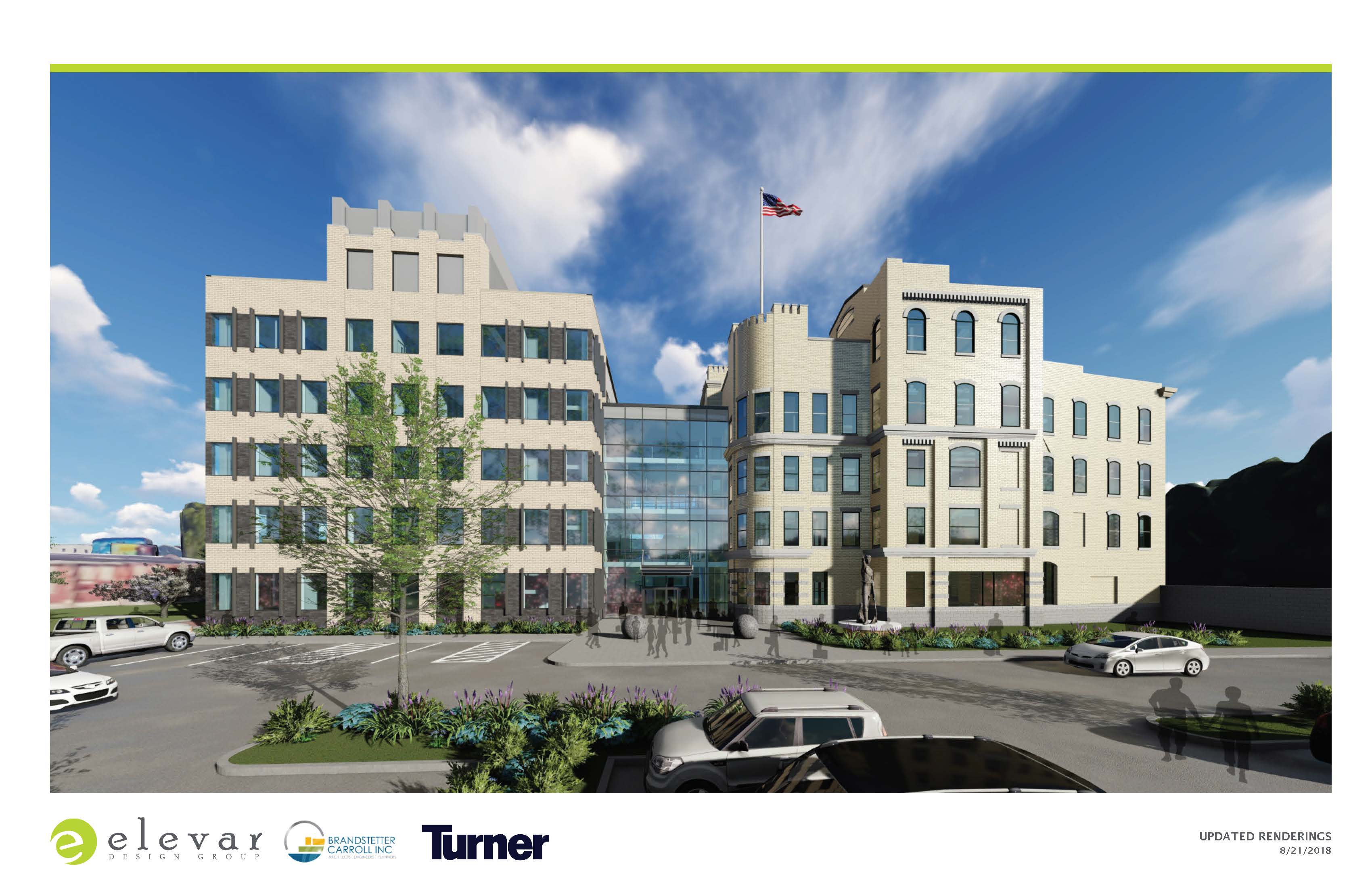 Updated Administration Building Design Rendering 1