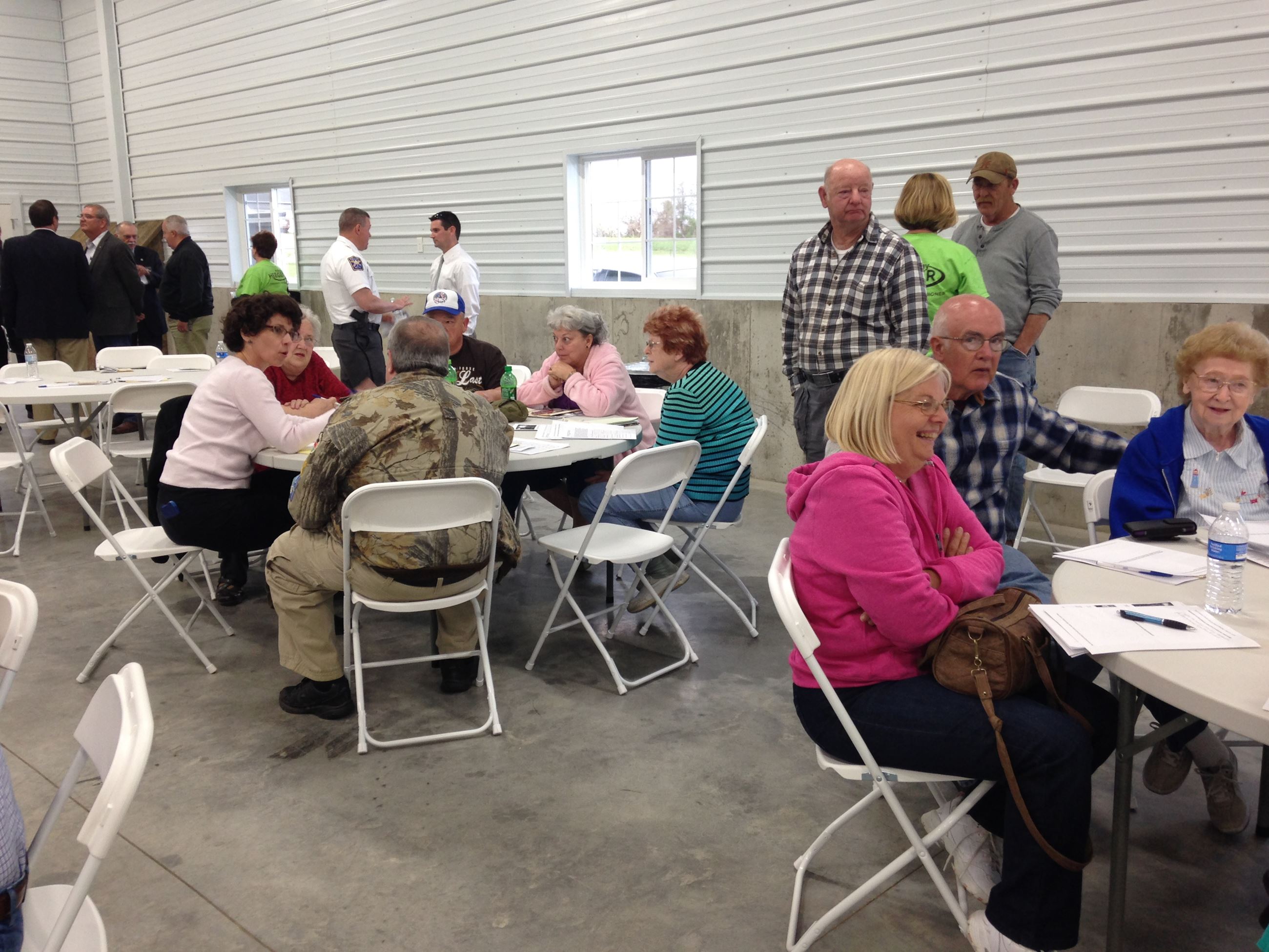 Citizens gathered for a South Kenton County Citizens Group survey meeting 9