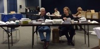 Volunteers process 3,678 surveys to be mailed to all South Kenton residents and land owners 2