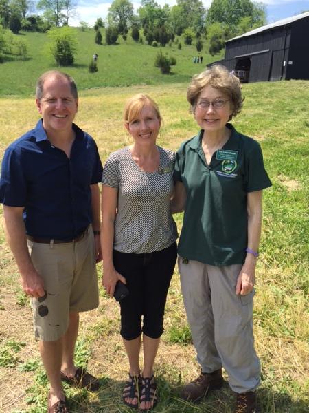 Three people at Heritage Days