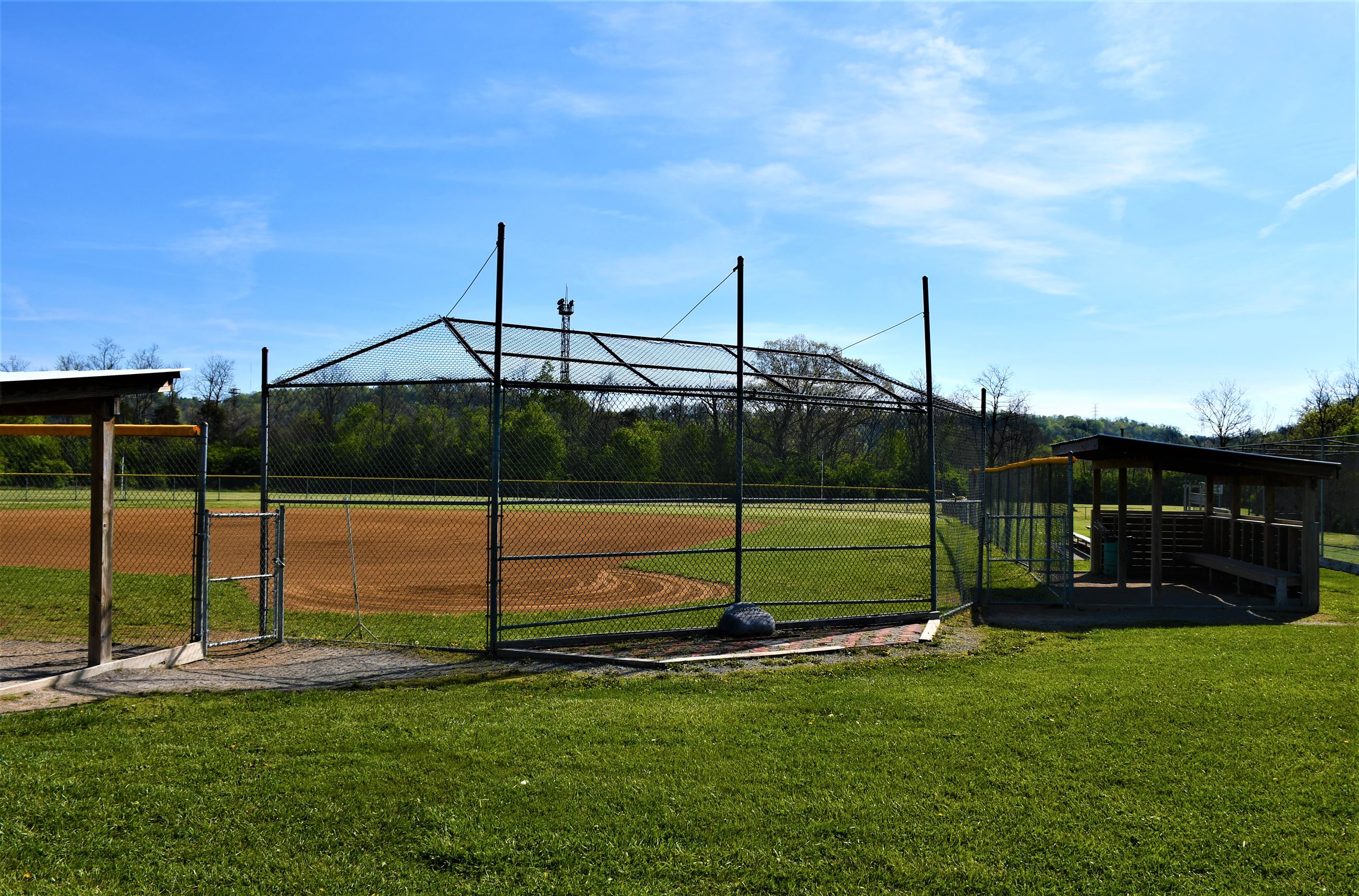 Softball field at George Bowman Park.