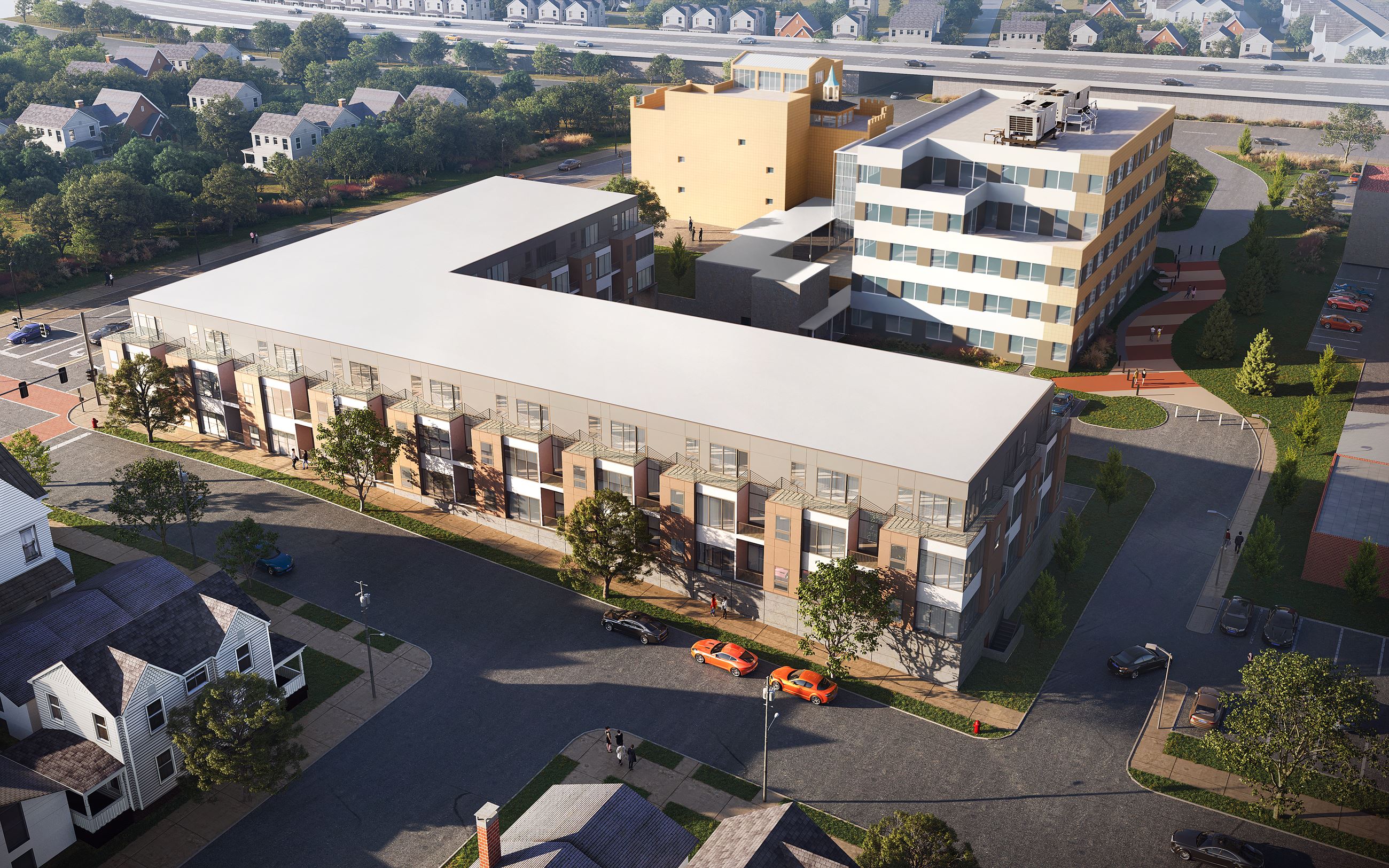 Covington apartments rendering
