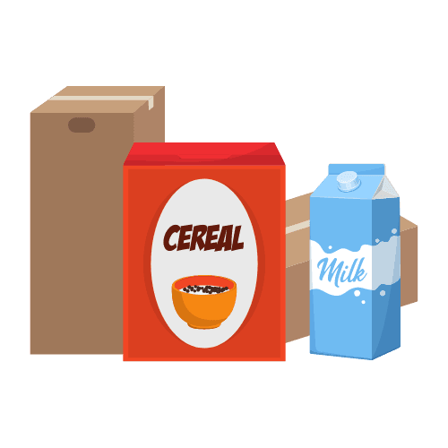 Cardboard box icons.