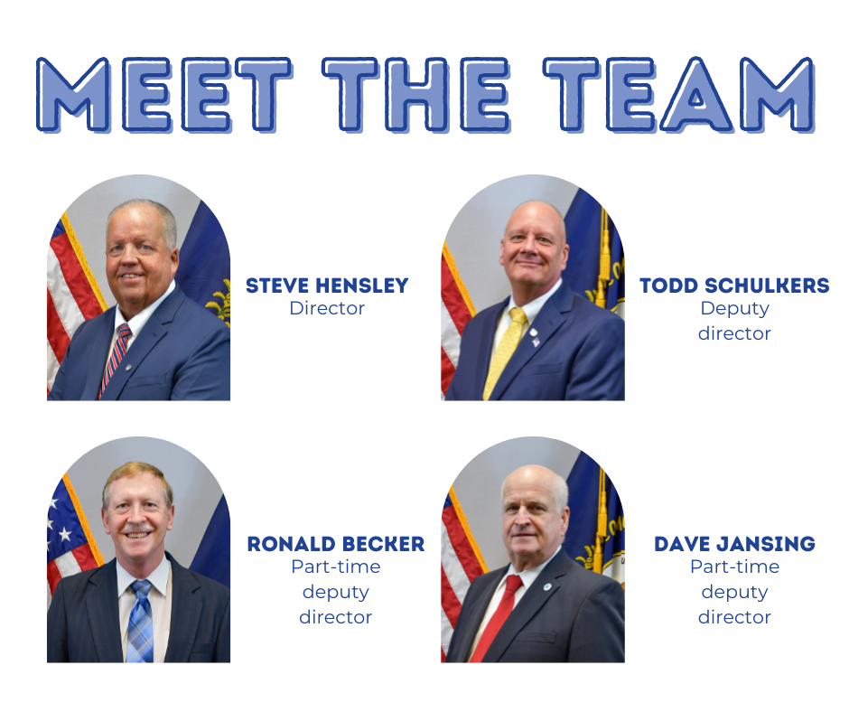 Homeland Security team members with names and titles